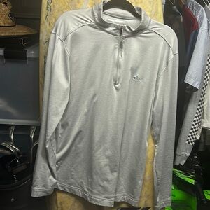 Grey men’s Greg Norman collection zip up sweater